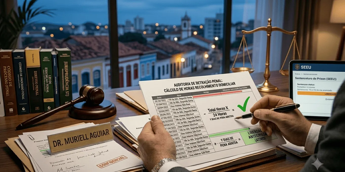 Recolhimento Domiciliar Noturno Abate o Tempo de Pena? O Risco da Defesa Passiva