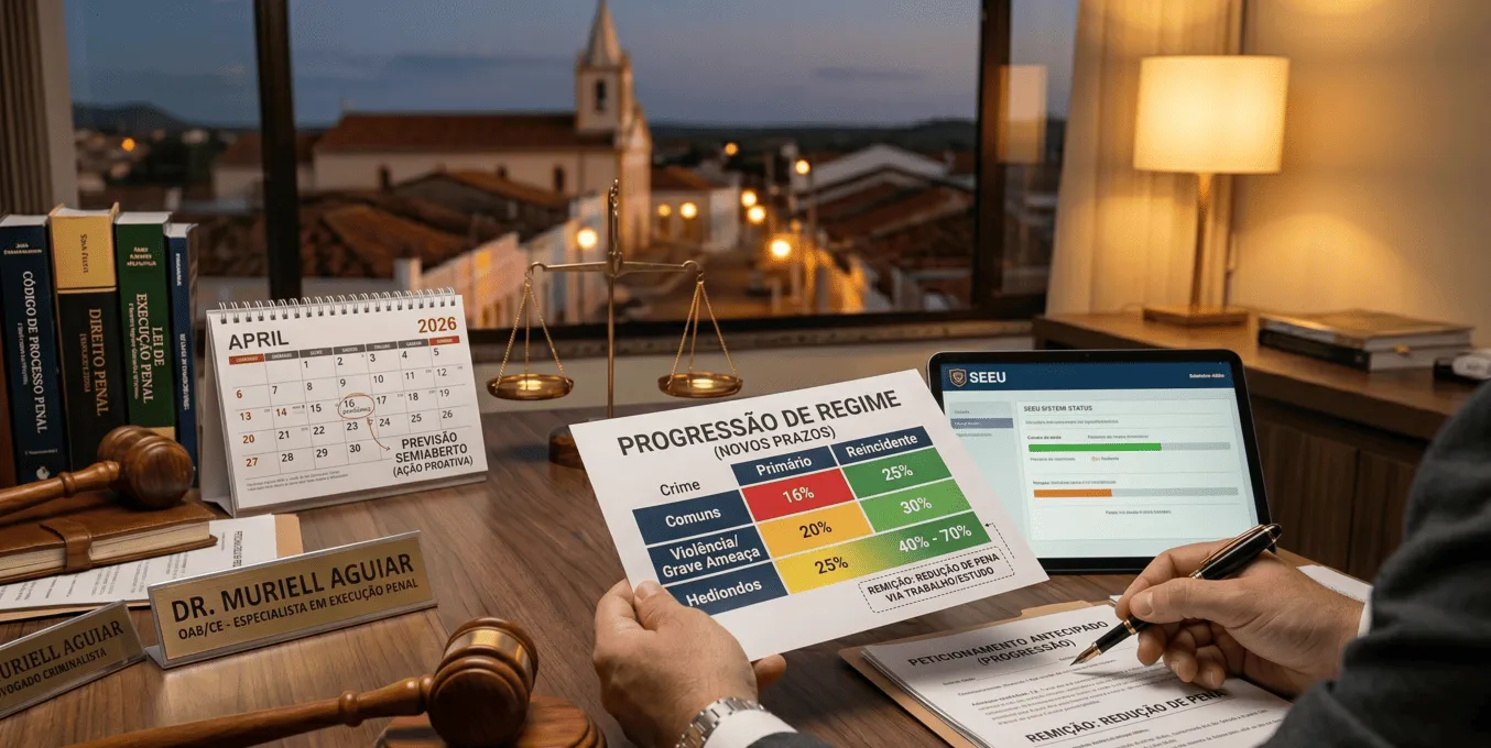 Progressão de Regime: Entenda os Novos Prazos e Como Sair do Fechado Mais Rápido